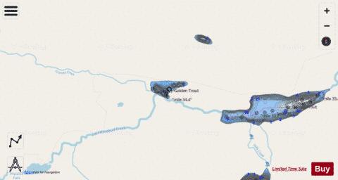 Big Park Lake depth contour Map - i-Boating App - Streets