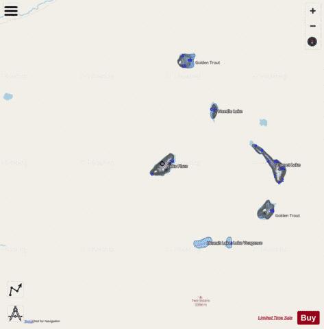 Lake Pisce depth contour Map - i-Boating App - Streets