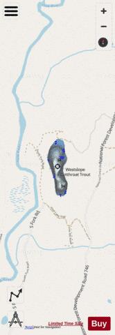 Vinal Lake depth contour Map - i-Boating App - Streets