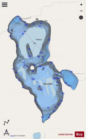 Addie, Lake depth contour Map - i-Boating App - Streets
