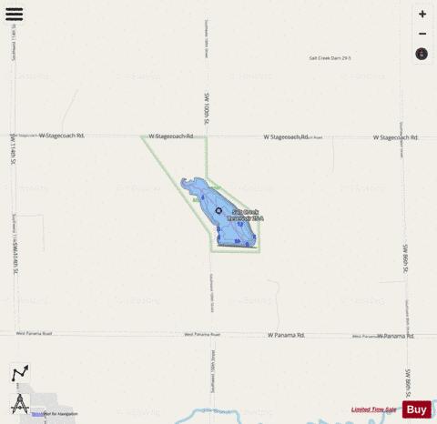 Merganser Lake depth contour Map - i-Boating App - Streets