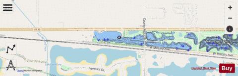 Fremont Lake 7 and 8 depth contour Map - i-Boating App - Streets