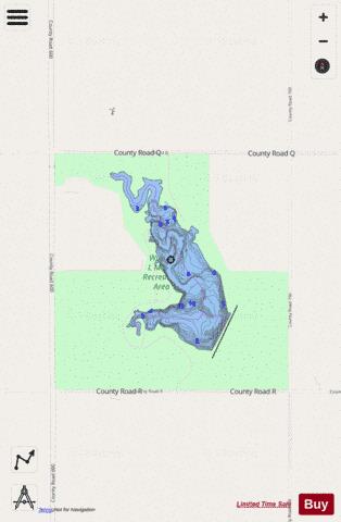 Swan Creek 5A depth contour Map - i-Boating App - Streets