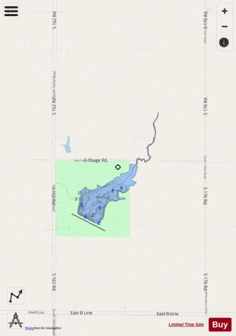 Wolf Wildcat Lake depth contour Map - i-Boating App - Streets