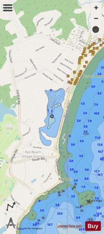 Eel Pond depth contour Map - i-Boating App - Streets