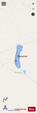 Forest Pond depth contour Map - i-Boating App - Streets