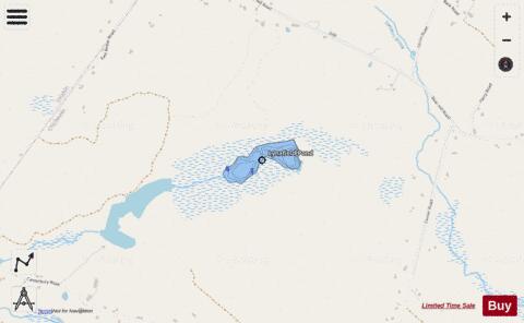 Lynxfield Pond depth contour Map - i-Boating App - Streets