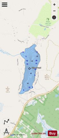 Nippo Pond depth contour Map - i-Boating App - Streets