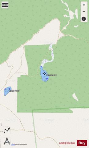 Sweat Pond depth contour Map - i-Boating App - Streets