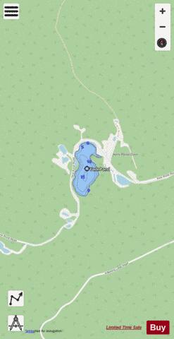 York Pond depth contour Map - i-Boating App - Streets