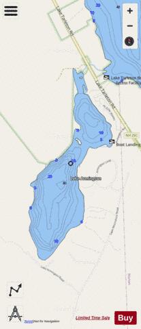 Lake Armington depth contour Map - i-Boating App - Streets