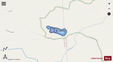 Benz Pond depth contour Map - i-Boating App - Streets