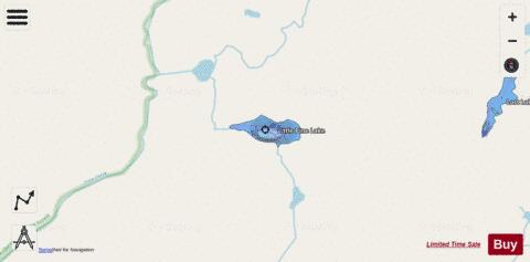 Little Pine Lake depth contour Map - i-Boating App - Streets