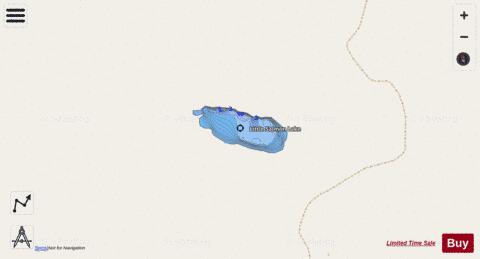 Little Salmon Lake depth contour Map - i-Boating App - Streets