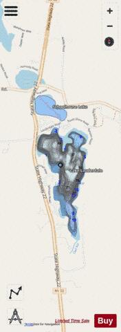 Lake Lauderdale depth contour Map - i-Boating App - Streets