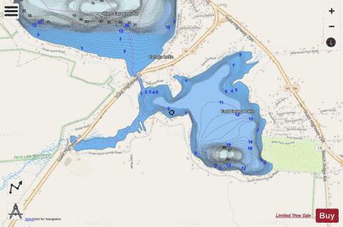 East Caroga Lake depth contour Map - i-Boating App - Streets
