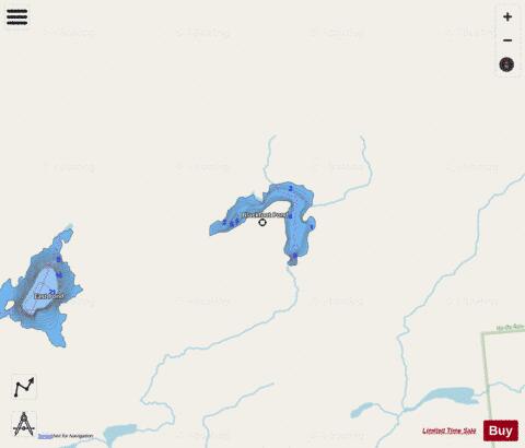 Blackfoot Pond depth contour Map - i-Boating App - Streets