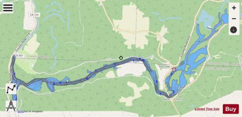 Wills Creek depth contour Map - i-Boating App - Streets