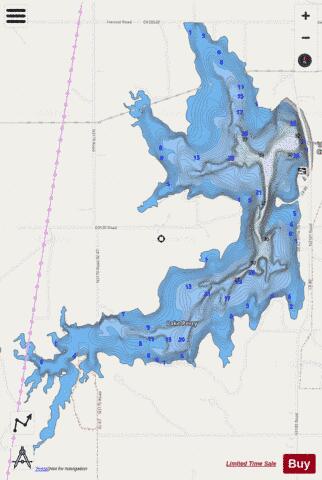 Lake Perry depth contour Map - i-Boating App - Streets