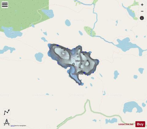Mink Lake depth contour Map - i-Boating App - Streets