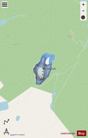 Mowich Lake depth contour Map - i-Boating App - Streets