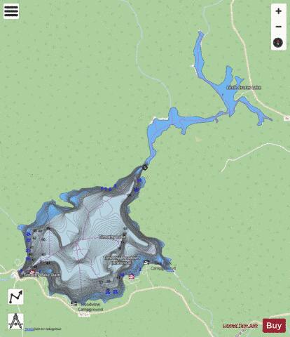 Timothy Lake depth contour Map - i-Boating App - Streets
