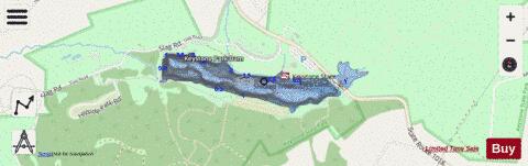 Keystone Lake depth contour Map - i-Boating App - Streets