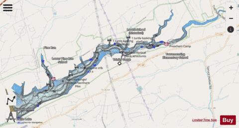 Beltzville Lake depth contour Map - i-Boating App - Streets