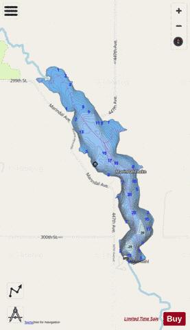 Marindahl depth contour Map - i-Boating App - Streets