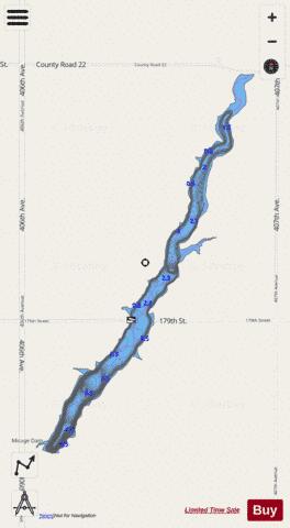 Mirage depth contour Map - i-Boating App - Streets