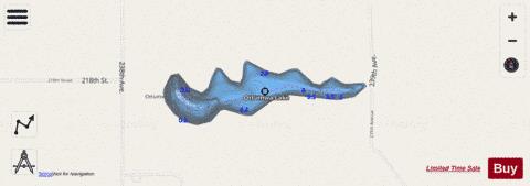 Ottumwa depth contour Map - i-Boating App - Streets