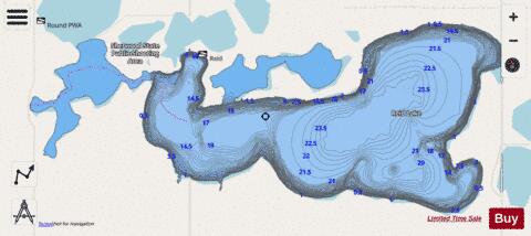 Reid depth contour Map - i-Boating App - Streets