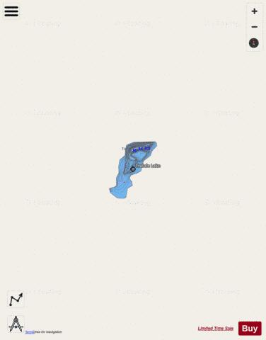 Tisdale depth contour Map - i-Boating App - Streets