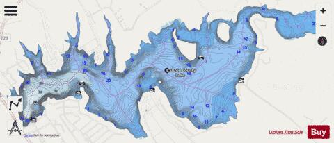 HoustonCounty depth contour Map - i-Boating App - Streets