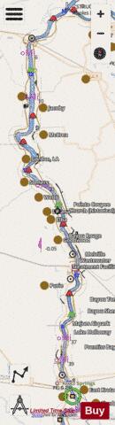 Atchafalaya River mile 0 to mile 46 Marine Chart - Nautical Charts App - Streets
