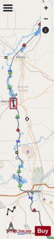 Tennessee-Tombigbee Waterway mile 320 to mile 385 Marine Chart - Nautical Charts App - Streets