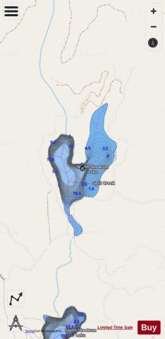 North Skookum Lake depth contour Map - i-Boating App - Streets